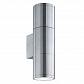 Уличный настенный светильник Ideal Lux Gun AP2 Small Alluminio 033013 - фото №1