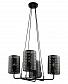 Подвесная люстра Lumien Hall Тейл 4002/4P-BK-GR - фото №1