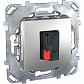 Аудиорозетка Schneider Electric Unica MGU5.486.30ZD - фото №1