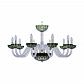 Подвесная люстра Bohemia Ivele 1308/10/300 G Cl/Clear-Green/H-1I - фото №1