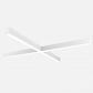 Потолочный светодиодный светильник Siled Cross-01-Prof 7371924 - фото №1