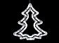 Подвесной светодиодный светильник «Ёлочка» Uniel ULD-H3543-070/STA White IP20 Xmas Tree UL-00001405 - фото №2