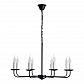 Подвесная люстра Arte Lamp Graff A1857LM-8BK - фото №1