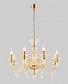 Подвесная люстра Crystal Lux Caetano SP-PL8 Amber - фото №3