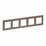 Рамка 5-постовая Legrand Valena Life Светлое дерево 754185