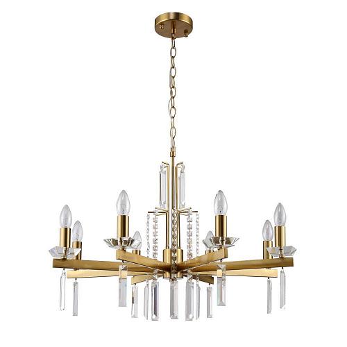 Подвесная люстра Crystal Lux Marron SP8 Brass