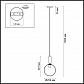 Подвесной светильник Odeon Light Pendant Okia 4671/1 - фото №3