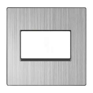 Розетки матово-никелированные