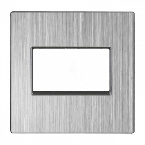 Накладка Werkel для двойной розетки Еthernet RJ-45 глянцевый никель WL02-RJ45+RJ45-CP 4690389119576