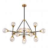 Подвесная люстра Elvan LU-173/16-G9-BkGlCl