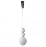 Подвесной светодиодный светильник Crystal Lux Desi SP3 Chrome/White
