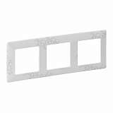 Рамка 3-постовая Legrand Valena Life Эл Грей белый 754123