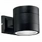 Уличный настенный светильник Ideal Lux Snif Ap1 Round Nero 061450 - фото №1