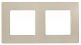 Рамка 2-постовая Legrand Etika слоновая кость 672512