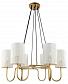 Подвесная люстра Lumien Hall Айла 4003/6P-GD-WT - фото №1