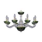 Подвесная люстра Bohemia Ivele 1309/8/240 G Cl/Clear-Green/H-1J