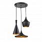Подвесная люстра Lumina Deco Foggi LDP 7712-3 BK - фото №1