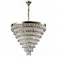 Подвесная люстра Crystal Lux Abigail SP22 D820 Gold/Transparent - фото №1