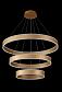 Подвесная люстра Crystal Lux MUCHOS SP158W LED D400+600+800 GOLD - фото №4
