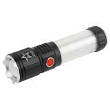 Ручной светодиодный фонарь ЭРА Армия России Тайфун аккумуляторный 163х38 350 лм MA-703 Б0052320