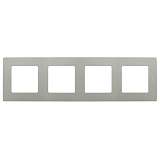 Рамка 4-постовая Legrand Etika светлая галька 672524