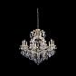 Подвесная люстра Crystal Lux Isabel SP11 Gold/Transparent - фото №1