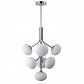 Подвесная люстра Crystal Lux ALICIA SP7 CHROME/WHITE - фото №1