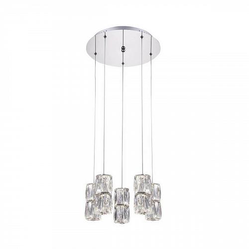 Подвесная светодиодная люстра Kink Light Аква-Кристалл 08620-5A