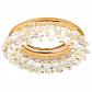 Встраиваемый светильник Ambrella light Crystal K206 CL/G - фото №1