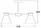 Потолочная люстра Arte Lamp Tyler A1031PL-3WH - фото №2