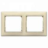 Рамка 2-постовая Legrand Valena слоновая кость 774352