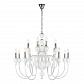 Подвесная люстра iLamp Lady 88003-10+5 WH - фото №1