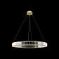Подвесной светодиодный светильник Loft IT Crystal ring 10135/800 Gold - фото №3