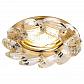 Встраиваемый светильник Ambrella light Crystal K306 CL/G - фото №1