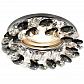 Встраиваемый светильник Ambrella light Crystal K206 BK/CH - фото №1