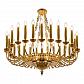 Подвесная люстра iLamp Louvre MD8551-30 GD - фото №4