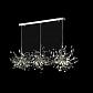 Подвесная люстра Crystal Lux GARDEN SP3х3 L1200 CHROME - фото №3