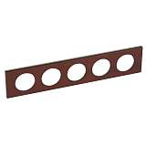 Рамка 5-постовая Legrand Celiane орех 069230