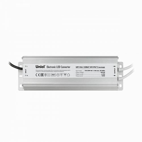 Блок питания (10590) Uniel 24V 150W IP67 6,25A UET-VAJ-150B67