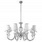 Подвесная люстра Crystal Lux Alma White SP-PL8 - фото №1
