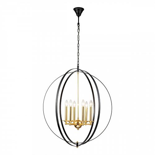 Подвесная люстра iLamp Element 9977-800 GoldBlack