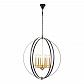 Подвесная люстра iLamp Element 9977-800 GoldBlack - фото №1