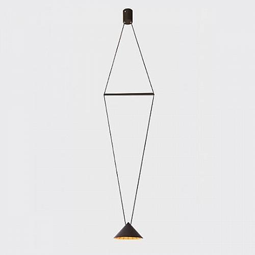 Подвесной светодиодный светильник Italline IT03-1430 black/orange