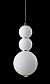 Подвесной светодиодный светильник Crystal Lux Desi SP3 Chrome/White - фото №2