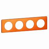 Рамка 4-постовая Legrand Celiane оранж пунктум 068764