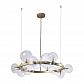 Подвесная люстра Crystal Lux Agata SP15 V2 Gold/Transparente - фото №1