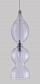 Подвесной светильник Crystal Lux Iris SP1 B Transparent - фото №2