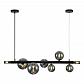 Подвесная люстра Indigo Canto 11026/8PL Black V000240 - фото №1