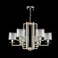 Подвесная люстра Crystal Lux Nicolas SP-PL6 Gold/White - фото №2