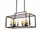 Подвесная люстра Lumina Deco Waldorf LDP 1140-8 BK+MD - фото №6